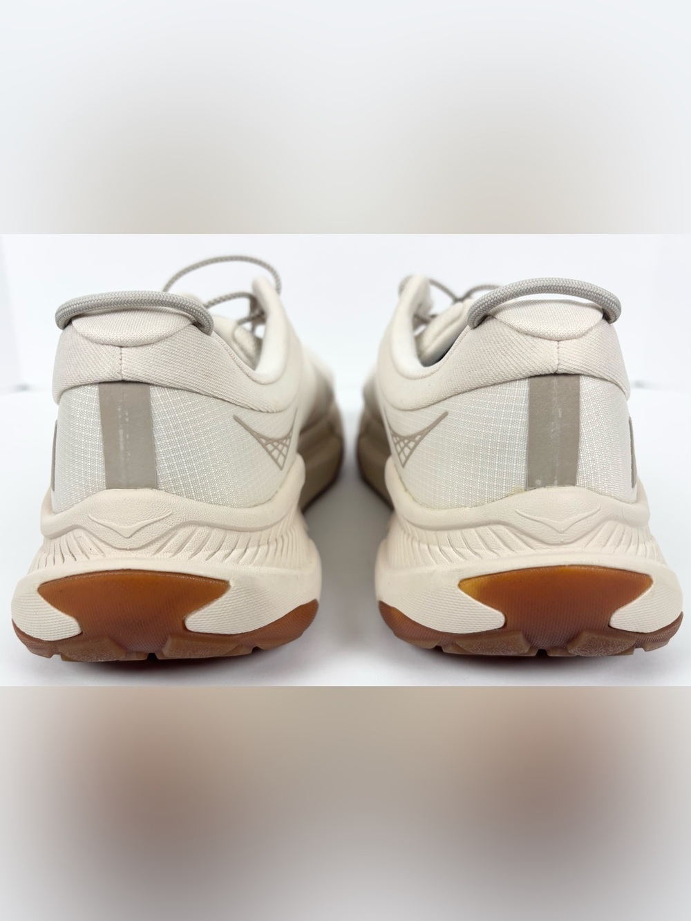 HOKA Women’s Transport Commuter Pull On Comfy Hiking Walking Shoes in Eggnog - Picture 6 of 9